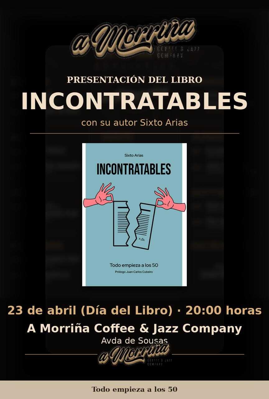 Cartel promocional del evento que se celebrará en Verín el próximo 23 de abril a partir de las 19:00* horas.