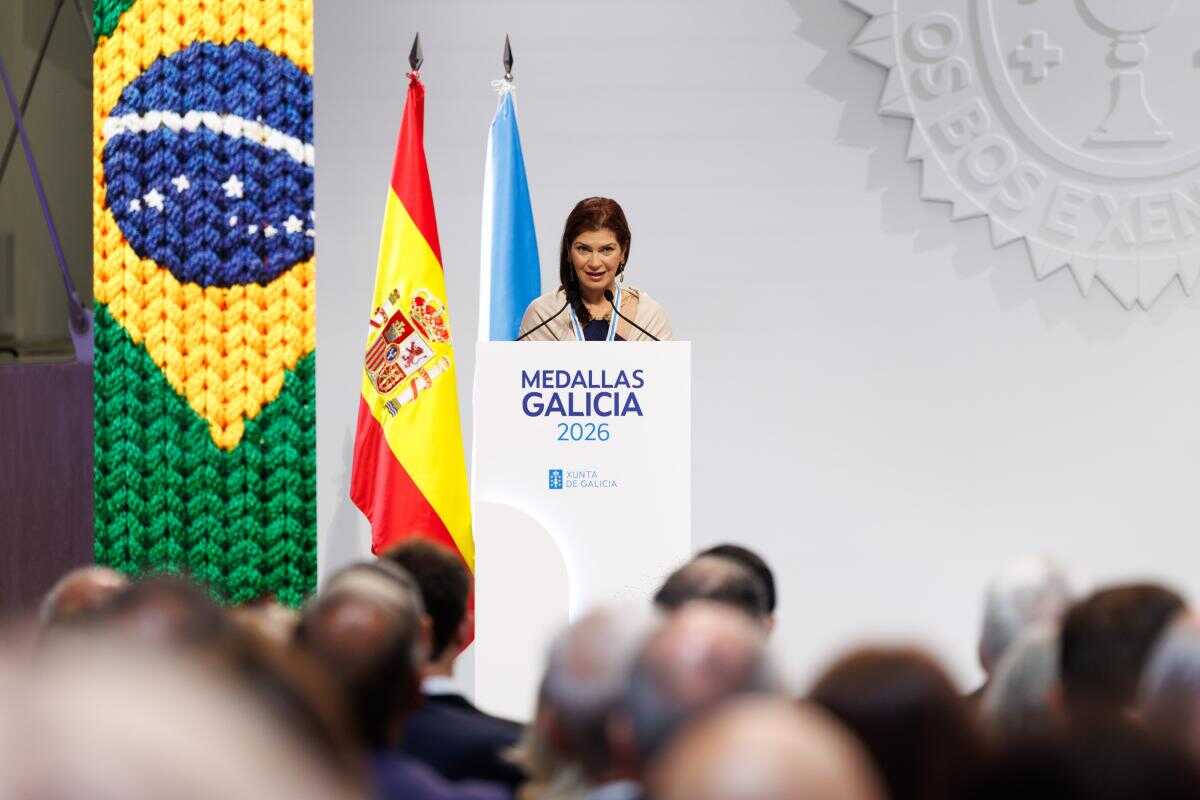 Camila Fernández Ferreira, dirigiéndose al público presente.